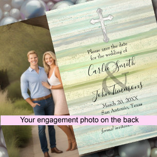 Save the Date Pech Cross Soft Cool Color Foto