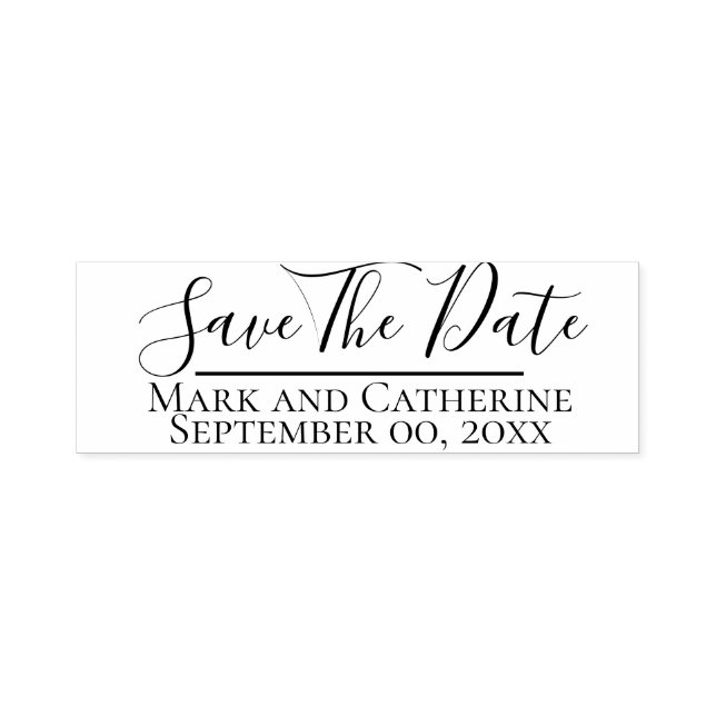 Save the Date personalisierte Datumsanzeige Permastempel (Design)