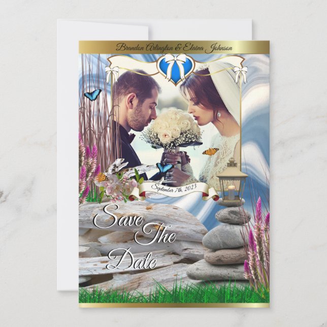 Save the Date Personalisierte Einladung (Vorderseite)