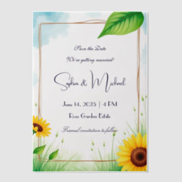 "Save the Date" Personalisierte Hochzeit