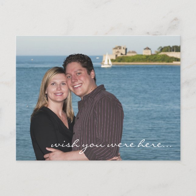 SAVE THE DATE POSTCARD ANKÜNDIGUNGSPOSTKARTE (Vorderseite)