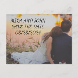 SAVE THE DATE POSTCARD POSTKARTE