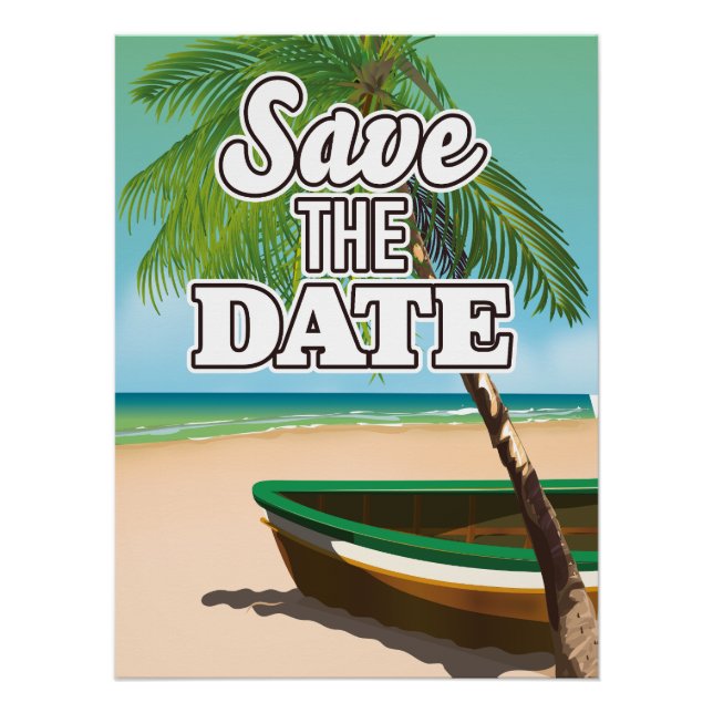 Save the Date Poster (Vorderseite)