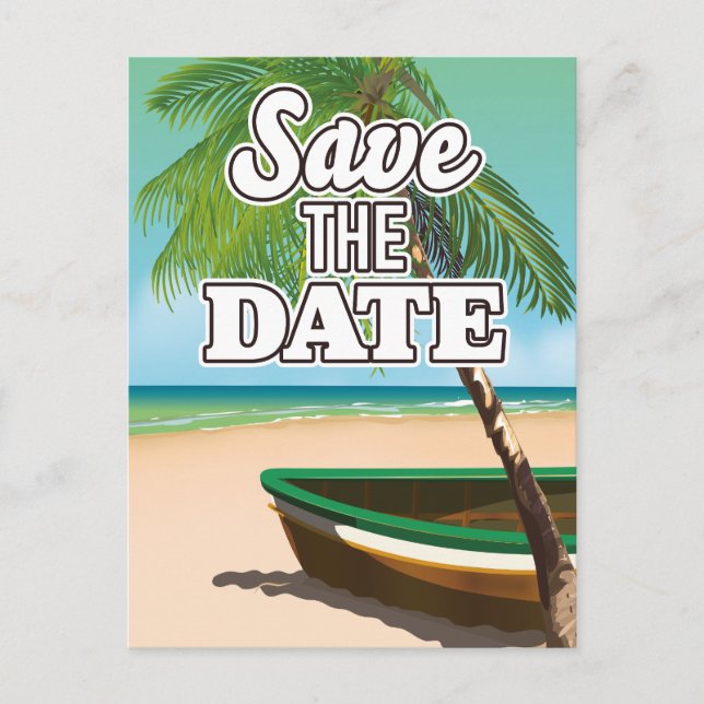Save the Date Postkarte (Vorderseite)