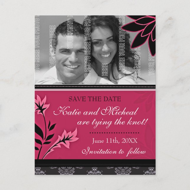 Save the Date Postkarte (Vorderseite)