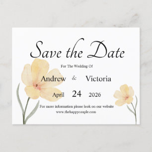 Save the Date Postkarte
