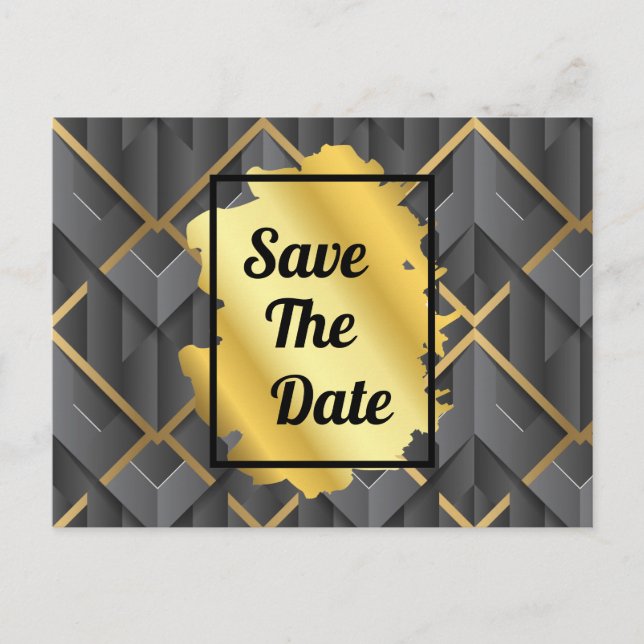 Save The Date Postkarte (Vorderseite)