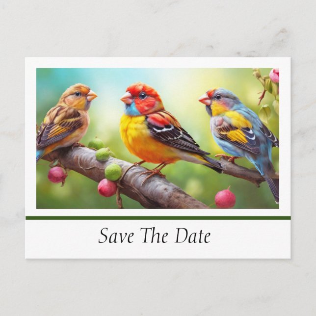 Save The Date Postkarte (Vorderseite)