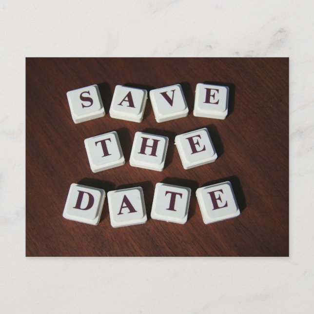 Save the Date Postkarte (Vorderseite)