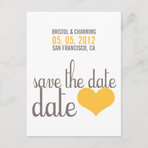SAVE THE DATE Postkarte
