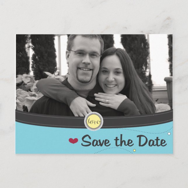 Save the Date Postkarte (Vorderseite)