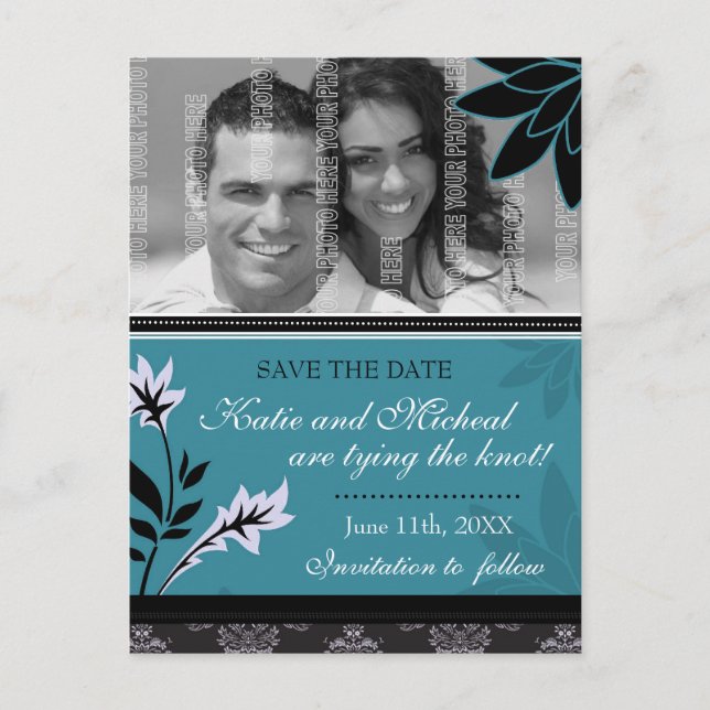 Save the Date Postkarte (Vorderseite)