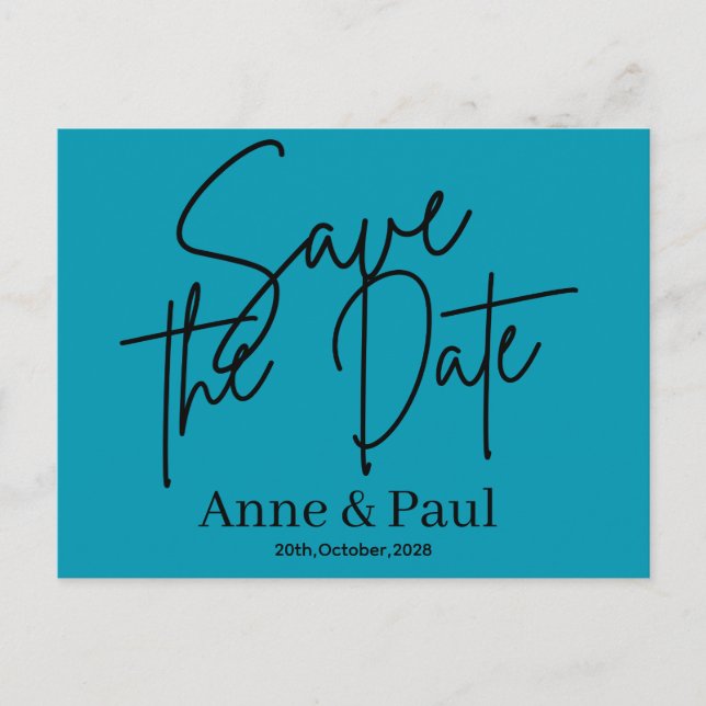 save the date postkarte (Vorderseite)