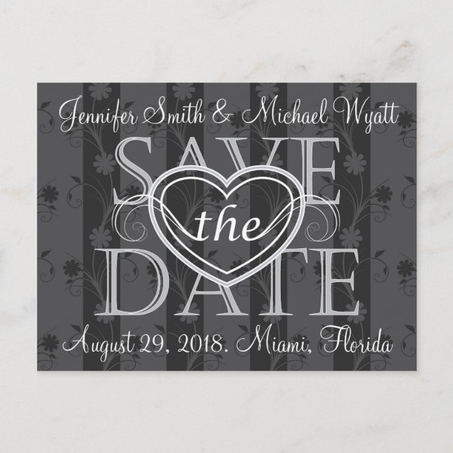 Save the Date Postkarte (Vorderseite)