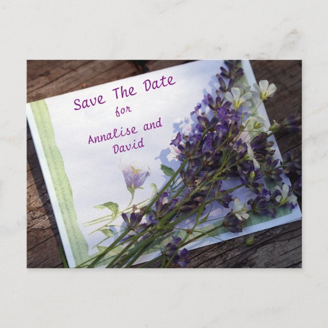 Save the Date Postkarte (Vorderseite)