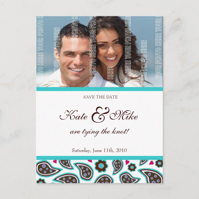 Save the Date Postkarte | C1 (Vorderseite)