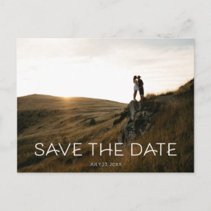 Save the Date Postkarte - Minimalistisch