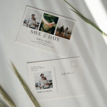 Save the Date Postkarte, Save the Date Minimalisti