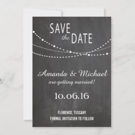 Save the Date Postkarte - Wandtafel für Stringleuc