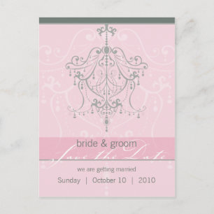 SAVE THE DATE POSTKARTE:: xenia1 Ankündigungspostkarte