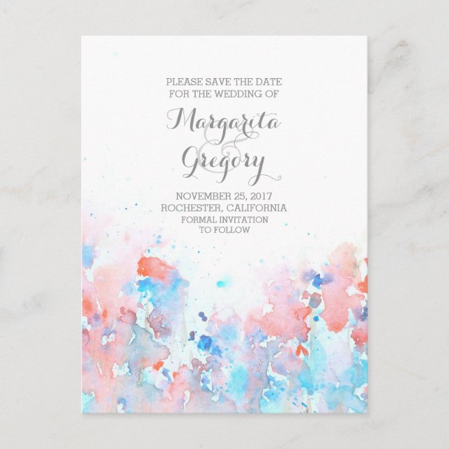 Save the Date Postkarten (Vorderseite)