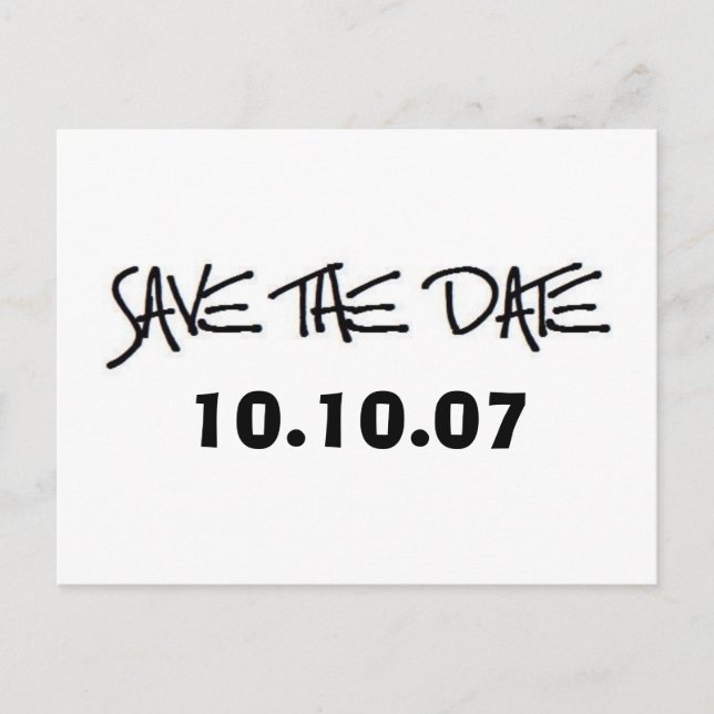 SAVE THE DATE Postkarten (Vorderseite)