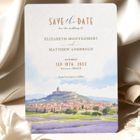 Save the Date Provence Frankreich Zielort