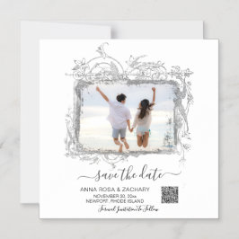 *~* Save the Date - QR-Code Website AR6 Hochzeit Magneteinladung