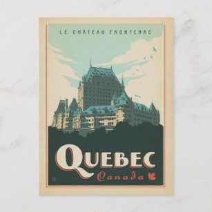 Save the Date   Quebec, Kanada Ankündigungspostkarte