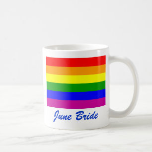 Save the Date/Rainbow-Hochzeit/Gay Pride Tasse