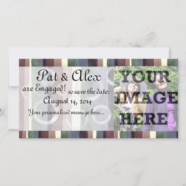 Save the Date - Regenbogen 3 (Vorderseite)