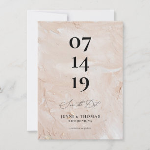 Save the Date rosa Ankündigung