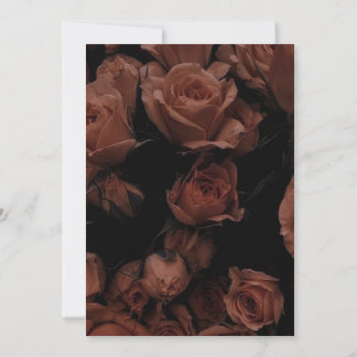 Save the Date - Rose verblasst Einladung
