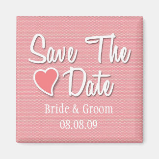 Save the Date roter Magnetmagnet Magnet