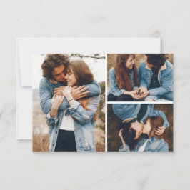 Save the Date Rustikale Blumenhaut Boho Fotokarte