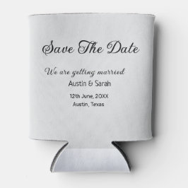 Save the Date scannen QR Hochzeitswebsite Moderner Dosenkühler