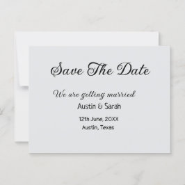 Save the Date scannen QR Hochzeitswebsite Moderner Postkarte