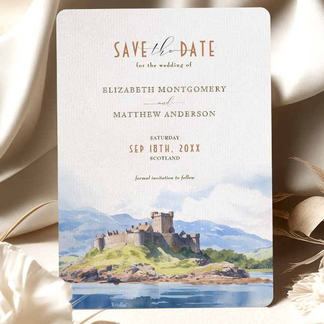 Save the Date SCOTLAND Highlands Destination Einladung (Von Creator hochgeladen)