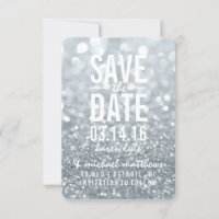 Save The Date | Silver Glit Fab