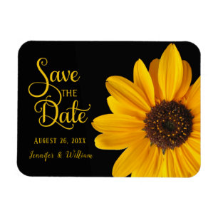 Save the Date, Sonnenblume Magnet