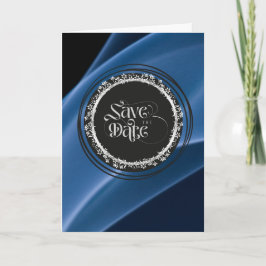 Save the Date (Sprichwörter 18:22) Blau/Schwarz/Si Karte