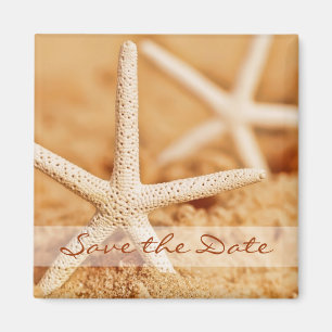 Save the Date Starfish-Magnet Magnet