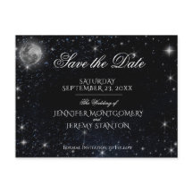 Save the Date Starry Night
