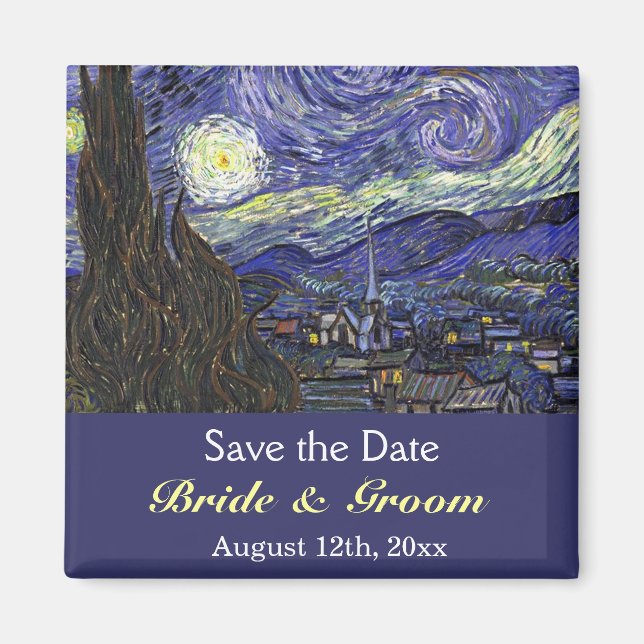 Save the Date, Starry Night Magnet (Vorne)