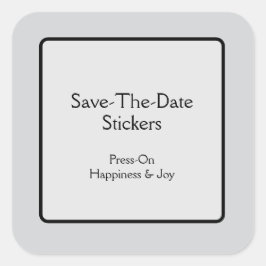 Save the Date Stickers