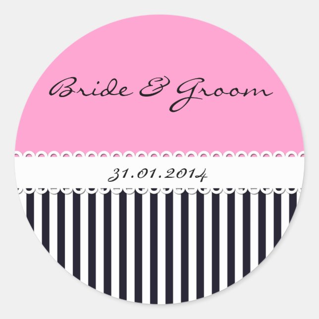 Save the Date Stickers (Vorderseite)