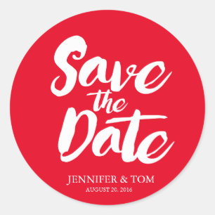 Save the Date Stickers   ABWEICHUNGEN