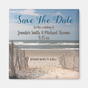 Save the Date Strand Magnet
