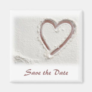 Save the Date/Strandherz Magnet