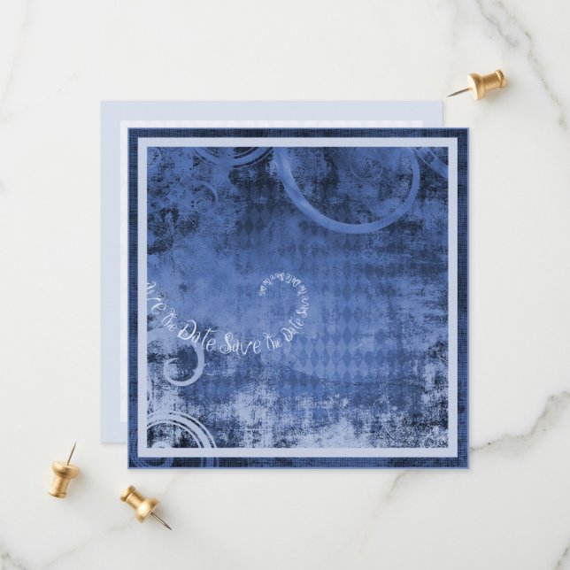 Save the Date Swirl (Vorderseite/Rückseite Beispiel)